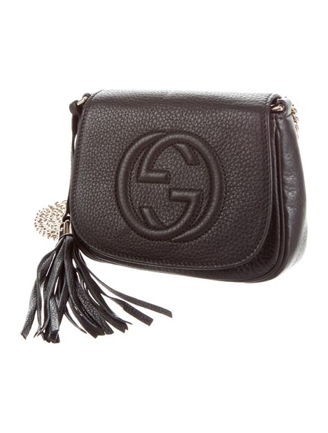 gucci soho black crossbody|gucci soho collection.